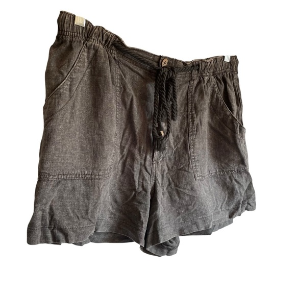 Free People Westmoreland Linen Pull On Shorts - Picture 4 of 9